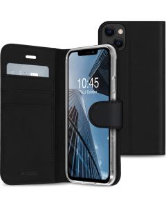 Accezz Booklet Wallet Case Θήκη Πορτοφόλι με Stand - Black (iPhone 13)