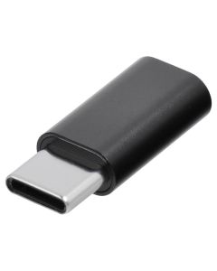 Blue Star Adapter Micro USB to Type C Αντάπτορας - Black - MT83133