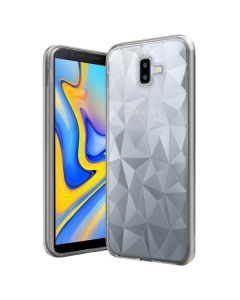 Forcell Air Prism 3D Pattern Flexible Θήκη Σιλικόνης Clear (Samsung Galaxy J6 Plus 2018)