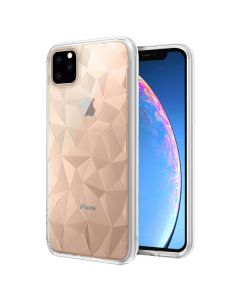 Forcell Air Prism 3D Pattern Flexible Θήκη Σιλικόνης Clear (iPhone 11 Pro)