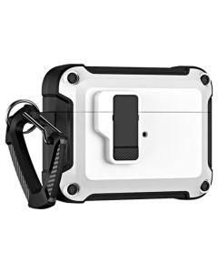 Pro Armor Airpods 4 Case with Carabiner Ανθεκτική Θήκη για Airpods 4 - White