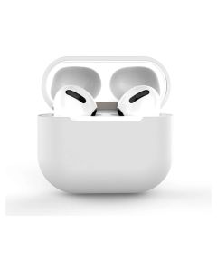 Soft Silicone Apple AirPods Pro Case Θήκη Σιλικόνης για Apple AirPods Pro - White