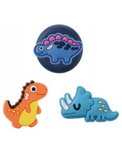 Kids Silicone Flexible Apple AirTag Case (3 Pcs) Θήκη Σιλικόνης - Dino - MT84471
