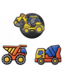 Kids Silicone Flexible Apple AirTag Case (3 Pcs) Θήκη Σιλικόνης - Excavator - MT84470
