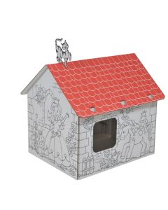 Allocacoc Annahouse Red Roof Princess (DH1052/ANHSPC) Σπιτάκι από Χαρτόνι
