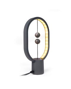 Allocacoc Heng Balance Mini Plastic Lamp Ellipse Φωτιστικό με Διακόπτη από Μαγνήτες - Dark Grey