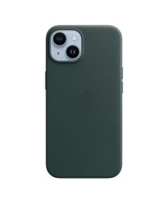 Apple Official Leather Case (MPP53ZMA) with MagSafe Forest Green (iPhone 14)