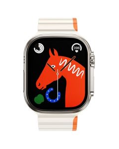 HOCO AS102 Magnetic Silicone Strap Starlight / Orange - Λουράκι Σιλικόνης για Apple Watch 40/41/42mm (4/5/6/7/8/9/10/11/SE)