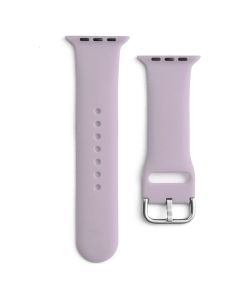 Silicone Band Pin APS Lilac Purple - Λουράκι Σιλικόνης για Apple Watch 38/40/41mm (1/2/3/4/5/6/7/8/9/SE)