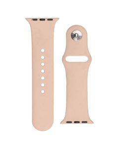 Silicone Band Clip APS Pink Sand - Λουράκι Σιλικόνης για Apple Watch 42/44/45/49mm (1/2/3/4/5/6/7/8/9/SE/ULTRA)