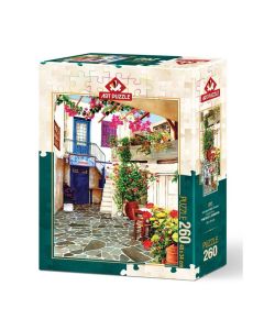 Art Puzzle 260 Τμχ Puzzle Courtyard With Flowers - Pantelis D. Zografos