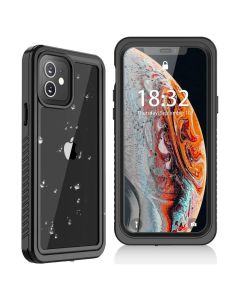 IP68 Waterproof Case - Αδιάβροχη Θήκη Black (iPhone 12)