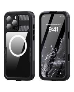 IP68 Waterproof Case ver.2 MagSafe - Αδιάβροχη Θήκη Black (iPhone 16 Pro)