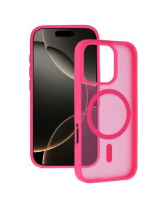 Tel Protect Aura Matte Magsafe Θήκη Συμβατή με MagSafe - Hot Pink (iPhone 16 Pro) - MT83960