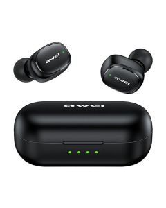 AWEI TWS T13 Pro Wireless Bluetooth Stereo Earbuds with Charging Box - Black