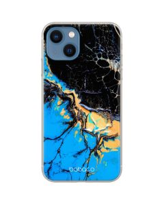 Babaco Abstract Silicone Case (BPCABS13359) Θήκη Σιλικόνης 023 Marble Black / Blue (iPhone 13)