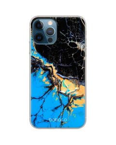 Babaco Abstract Silicone Case (BPCABS13361) Θήκη Σιλικόνης 023 Marble Black / Blue (iPhone 13 Pro)