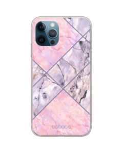 Babaco Abstract Silicone Case (BPCABS21112) Θήκη Σιλικόνης 036 Marble Pink (iPhone 12 / 12 Pro)