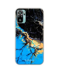 Babaco Abstract Silicone Case (BPCABS13353) Θήκη Σιλικόνης 023 Marble Black / Blue (Xiaomi Redmi Note 10 / 10S / Poco M5s)