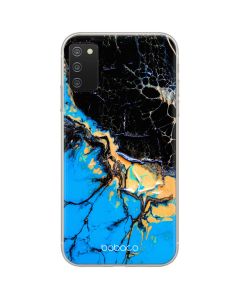 Babaco Abstract Silicone Case (BPCABS13329) Θήκη Σιλικόνης 023 Marble Black / Blue (Samsung Galaxy A02s)