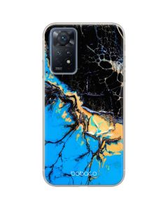 Babaco Abstract Silicone Case (BPCABS13371) Θήκη Σιλικόνης 023 Marble Black / Blue (Xiaomi 11T / 11T Pro)