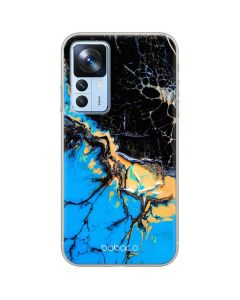 Babaco Abstract Silicone Case (BPCABS13399) Θήκη Σιλικόνης 023 Marble Black / Blue (Xiaomi 12T / 12T Pro)