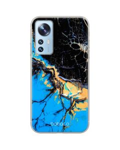 Babaco Abstract Silicone Case (BPCABS13394) Θήκη Σιλικόνης 023 Marble Black / Blue (Xiaomi 12 / 12X)