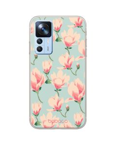 Babaco Flowers Silicone Case (BPCFLOW12199) Θήκη Σιλικόνης 016 Mint (Xiaomi 12T / 12T Pro)