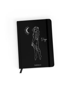 Babaco Notebook Size A5 (BNBZODW006) Βιβλίο Σημειώσεων - Zodiac Woman 006 Black