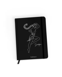 Babaco Notebook Size A5 (BNBZODW008) Βιβλίο Σημειώσεων - Zodiac Woman 008 Black