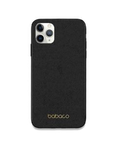 Babaco Premium PU Leather (BPCCLAS312) Σκληρή Θήκη Black / Gold (iPhone 11 Pro)