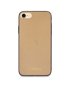 Babaco Premium PU Leather (BPCCLAS917) Σκληρή Θήκη Brown / Gold (iPhone 7 / 8 / SE 2020 / 2022)