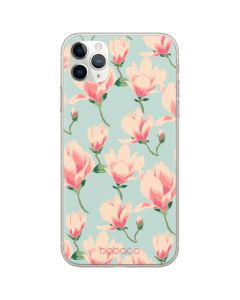 Babaco Flowers Silicone Case (BPCFLOW12026) Θήκη Σιλικόνης 016 Mint (iPhone 11 Pro Max)