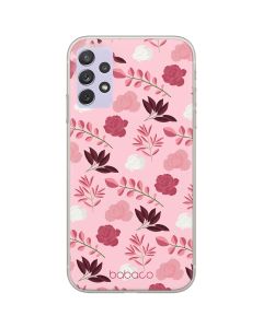 Babaco Flowers Silicone Case (BPCFLOW19664) Θήκη Σιλικόνης 020 Light Pink (Samsung Galaxy A72 4G / 5G)