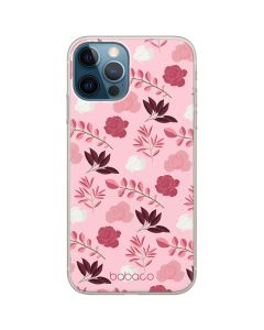 Babaco Flowers Silicone Case (BPCFLOW19611) Θήκη Σιλικόνης 020 Light Pink (iPhone 14 Pro Max)