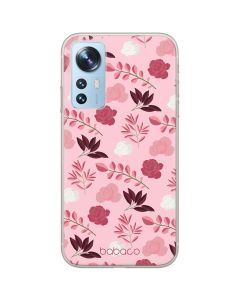 Babaco Flowers Silicone Case (BPCFLOW19693) Θήκη Σιλικόνης 020 Light Pink (Xiaomi 12 / 12X)