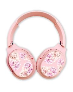Babaco Flowers Wireless Bluetooth Headphones (BHPWFLOW001) Ασύρματα Ακουστικά - 001 Pink