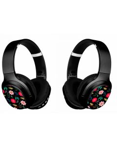 Babaco Flowers Wireless Bluetooth Headphones (BHPWFLOW004) Ασύρματα Ακουστικά - 010 Black