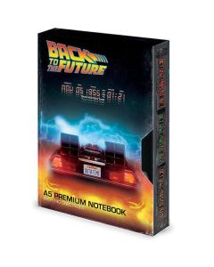 Back To The Future (VHS) Premium A5 Notebook Σημειωματάριο Ριγέ