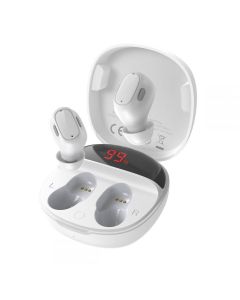 Baseus WM01 Plus TWS (NGWM01P-02) Wireless Bluetooth Stereo Earbuds with Charging Box - White
