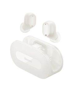 Baseus Bowie EZ10 TWS Wireless Bluetooth 5.3 Stereo Earbuds with Charging Box - White