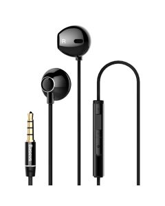 Baseus Encok H06 Lateral In-Ear Earbuds Ακουστικά με Ενσωματωμένο Μικρόφωνο - Black