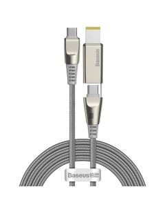 Baseus Flash Charging Cable Καλώδιο Φόρτισης (CA1T2-B0G) 100W 5A Type-C - to Type-C / Lenovo 2m - Gray