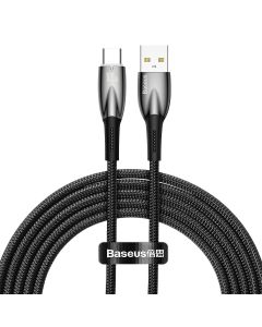 Baseus Glimmer Series Fast Charging Data Cable 100W (CADH000501) Καλώδιο Φόρτισης Quick Charge USB to Type-C 2m Black