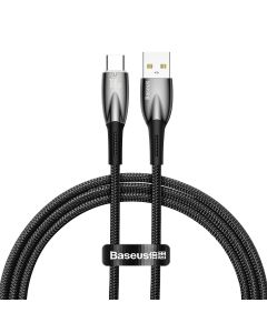 Baseus Glimmer Series Fast Charging Data Cable 100W (CADH000401) Καλώδιο Φόρτισης Quick Charge USB to Type-C 1m Black