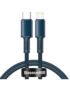 Baseus High Density Fast Charging Data Cable 20W (CATLGD-03) Καλώδιο Φόρτισης Type-C PD to Lightning 1m Blue