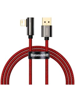 Baseus Legend Mobile Game Elbow Cable USB 2.4A Καλώδιο Φόρτισης (CACS000009) USB to Lightning 1m Red