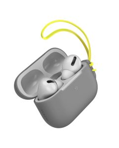 Baseus Let's Go Silica Gel Airpods Pro Case + Mini Lanyard (WIAPPOD-D0G) Grey