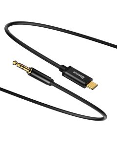 Baseus Stereo Audio AUX Cable 3.5mm Mini Jack to USB Type-C (CAM01-01) Καλώδιο 1.2m Black