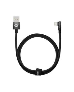 Baseus MVP 2 Elbow Cable 2.4A Καλώδιο Φόρτισης (CAVP000001) USB to Lightning 1m Black